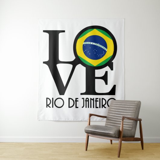 LOVE Rio de Janeiro Wandkleed (In situ)