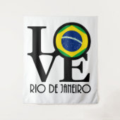 LOVE Rio de Janeiro Wandkleed (Voorkant)