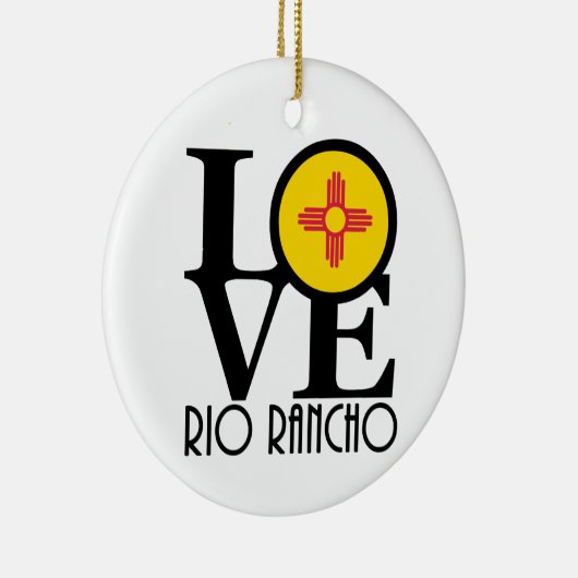 LOVE Rio Rancho Keramisch Ornament (Rechts)