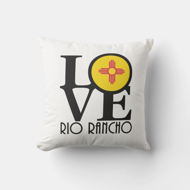 LOVE Rio Rancho New Mexico Buitenkussen (Voorkant)