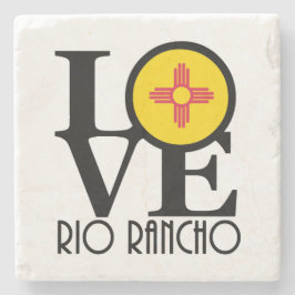 LOVE Rio Rancho New Mexico Stenen Onderzetter