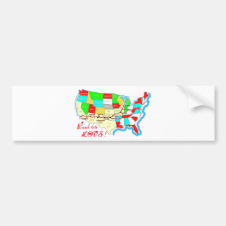 LOVE ROAD 66.png Bumpersticker