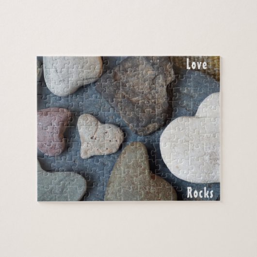 Love Rocks-A collectie of Heart Shaped Rocks Legpuzzel (Horizontaal)