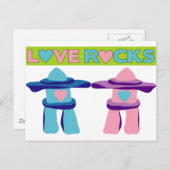 Love Rocks Briefkaart (Voorkant / Achterkant)