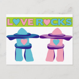 Love Rocks Briefkaart