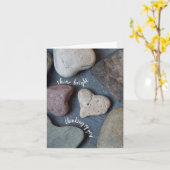 Love Rocks Shine Bright Thinking of You Kaart (Gele Bloem)