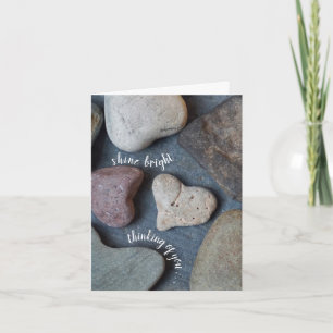 Love Rocks Shine Bright Thinking of You Kaart