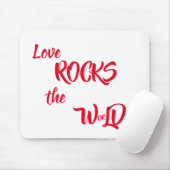 Love Rocks the World Phrase Muismat (Met muis)