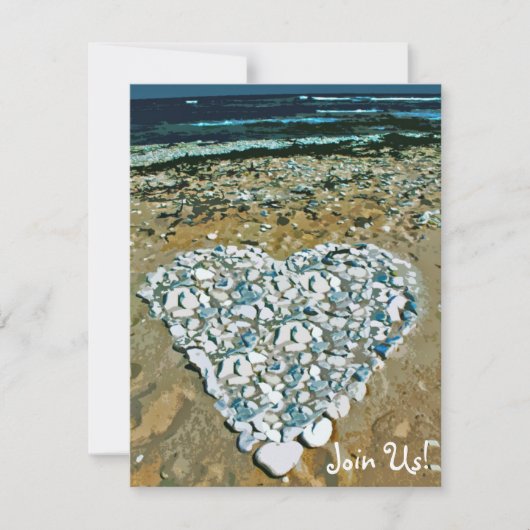 Love Rocks Wedding Invitation Kaart (Voorkant)