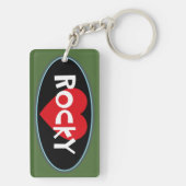 Love ROCKY Sleutelhanger (achterkant)