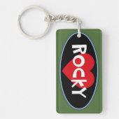 Love ROCKY Sleutelhanger (Voorkant)