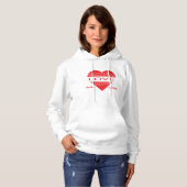 Love & Romance Concept Design with Heart Elements Hoodie (Voorkant volledig)