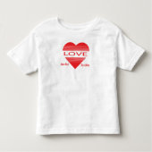 Love & Romance Concept Design with Heart Elements Kinder Shirts (Voorkant)