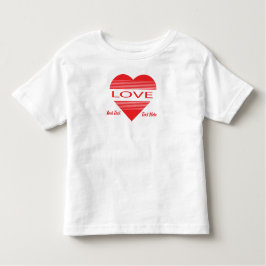 Love & Romance Concept Design with Heart Elements Kinder Shirts