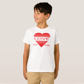 Love & Romance Concept Design with Heart Elements T-shirt (Voorkant volledig)
