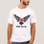Love & Romance Concept Design with Heart Elements T-shirt (Voorkant)