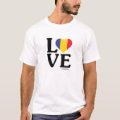 Love Romania T-shirt (Voorkant)