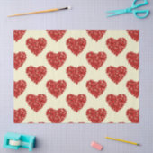 Love Romantic Floral Hearts Wedding Jubileum Tissuepapier (Craft)