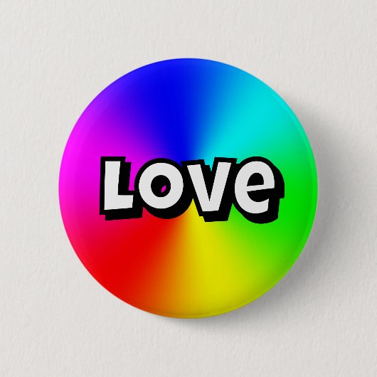 Love Ronde Button 5,7 Cm (Voorkant)