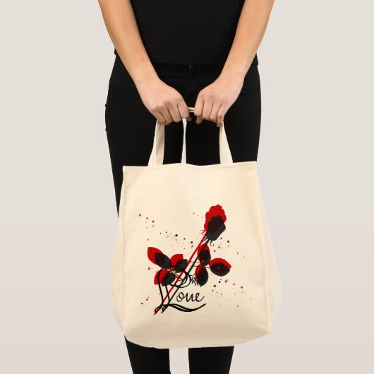 Love Roos Canvas tas (Voorkant (product))