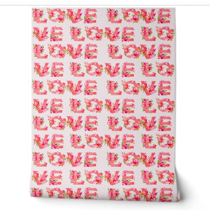 Love Roos Flowers Behang