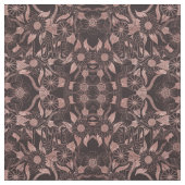 Love Roos Gold Glitter Girly Flowers Pattern Stof (Swatch)