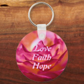 Love Roos Petal Sleutelhanger (Voorkant)