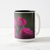 Love Roses Mug Tweekleurige Koffiemok (Voorkant rechts)