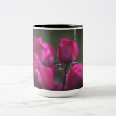 Love Roses Mug Tweekleurige Koffiemok (Center)