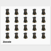 Love Rottweiler Puppy Dog Sticker / Seal (Vel)