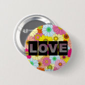 Love Round Button (Voorkant /achterkant)
