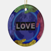 Love Round Ornament (Links)