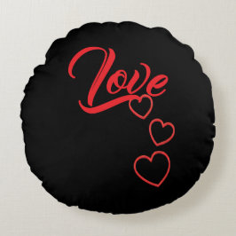 Love Round Pillow Rond Kussen