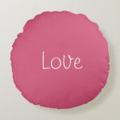 Love Round Pillow Rond Kussen (Voorkant)