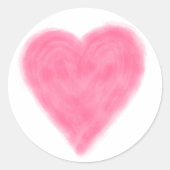 LOVE Round Sticker (Voorkant)