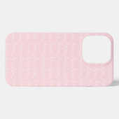 Love roze telefoonhoesje iPhone hoesje (Achterkant horizontaal)