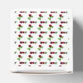 LOVE Rozen Favor Box – Handgeschilderde Kunst Bedankdoosjes (Bovenkant)