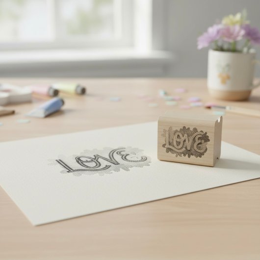 LOVE Rubber Stamp Rubberstempel