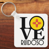 LOVE Ruidoso New Mexico Sleutelhanger (Voorkant)