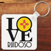 LOVE Ruidoso New Mexico Sleutelhanger (Achterkant)