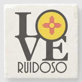LOVE Ruidoso New Mexico Stenen Onderzetter