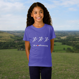 Love Running slogan runners T-shirt