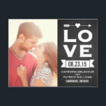 LOVE Rustisch Chalkboard | Briefkaart Datum opslaa<br><div class="desc">LOVE Rustisch Chalkboard | Sparen het Briefkaart van de Datum Fun en rustic sparen het briefkaart van de datumfoto dat retro typografie kenmerkt. Vergelijkbare objecten zijn beschikbaar in mijn winkel.</div>