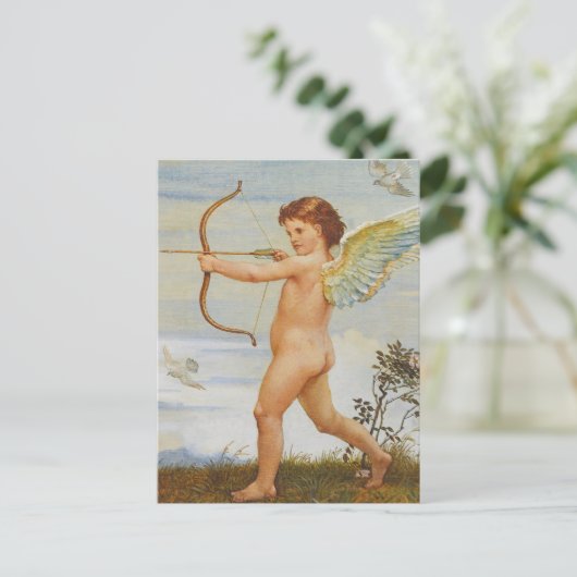 Love’s Flight, Cupid's Arrow by Walter Crane Briefkaart (Staand voorkant)