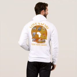 LOVE SAFARI Veni Vidi Amavi Familiegroep Reünie Hoodie