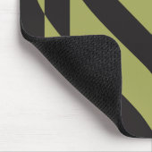 Love Sage Green on Black Muismat (Hoek)