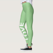 Love Sage Monochrome Classic Text Leggings (Links)