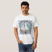 Love Sailing Sailboat T-shirt (Voorkant volledig)