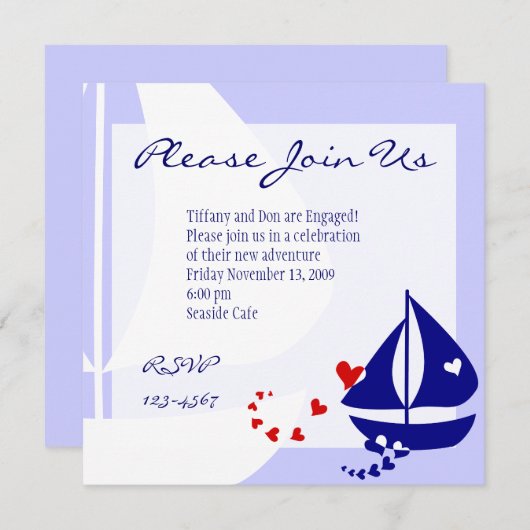 Love Sails Kaart (Voorkant / Achterkant)