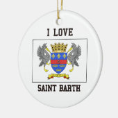 Love Saint Barth Keramisch Ornament (Links)